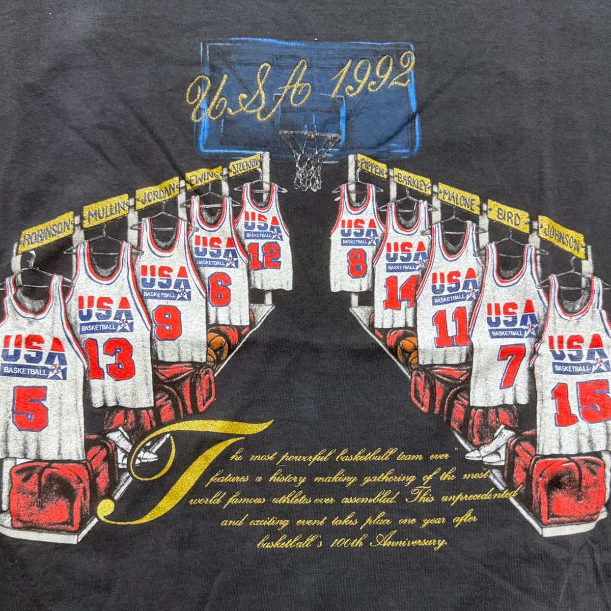 Olympic USA Basketball Locker Room Tee