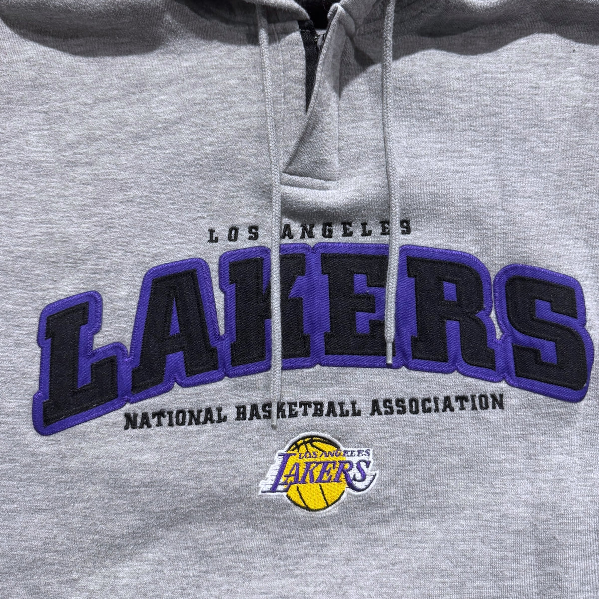 Lakers Embroidered Micro Zip Hoodie