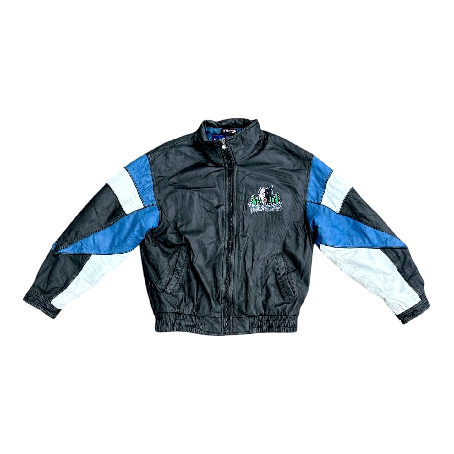 MN Timberwolves Leather Jacket
