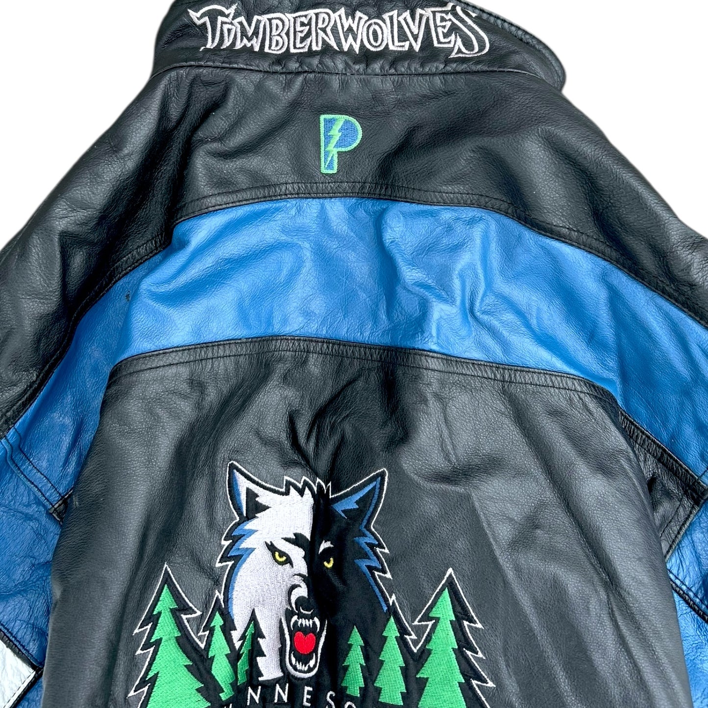 MN Timberwolves Leather Jacket