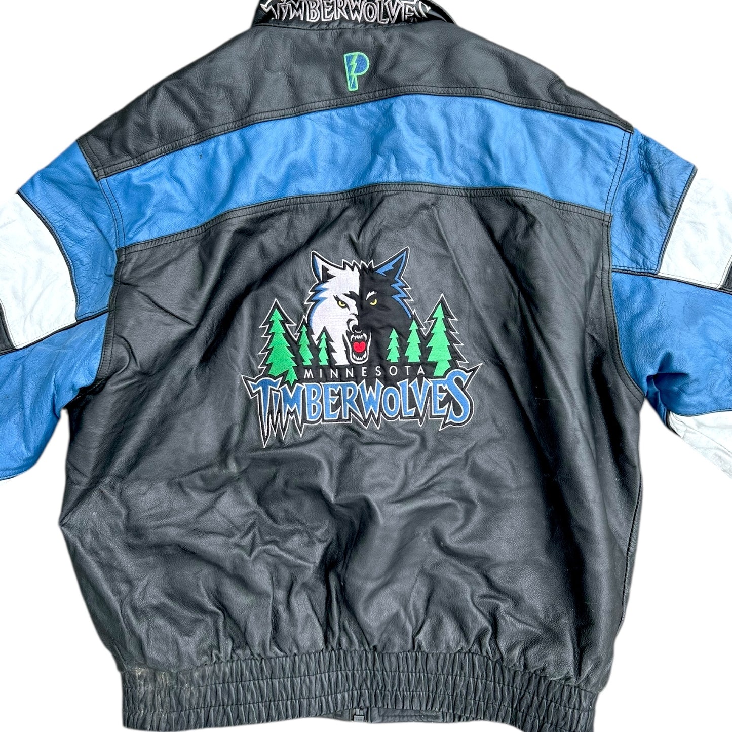 MN Timberwolves Leather Jacket