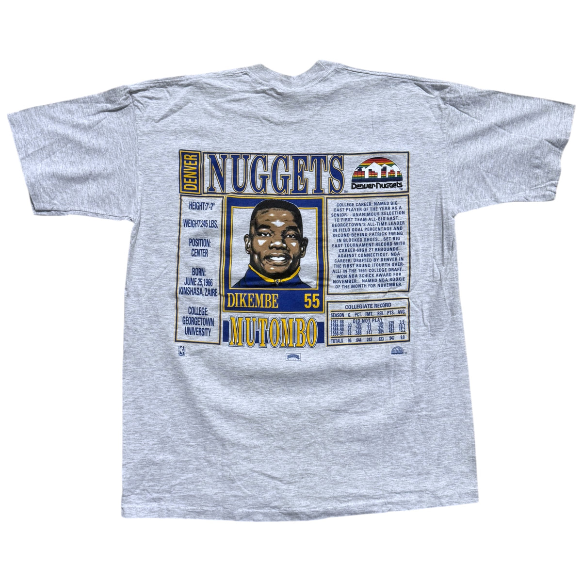 Mutombo Nuggets Tew