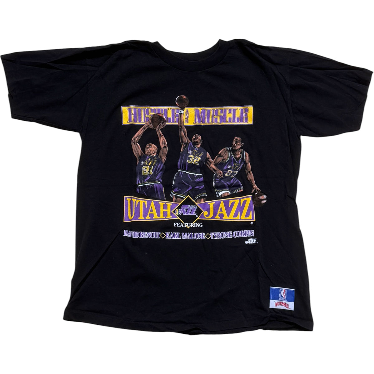 Utah Jazz “Hustle & Muscle” Tee