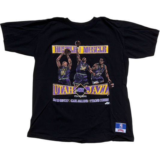 Utah Jazz “Hustle & Muscle” Tee