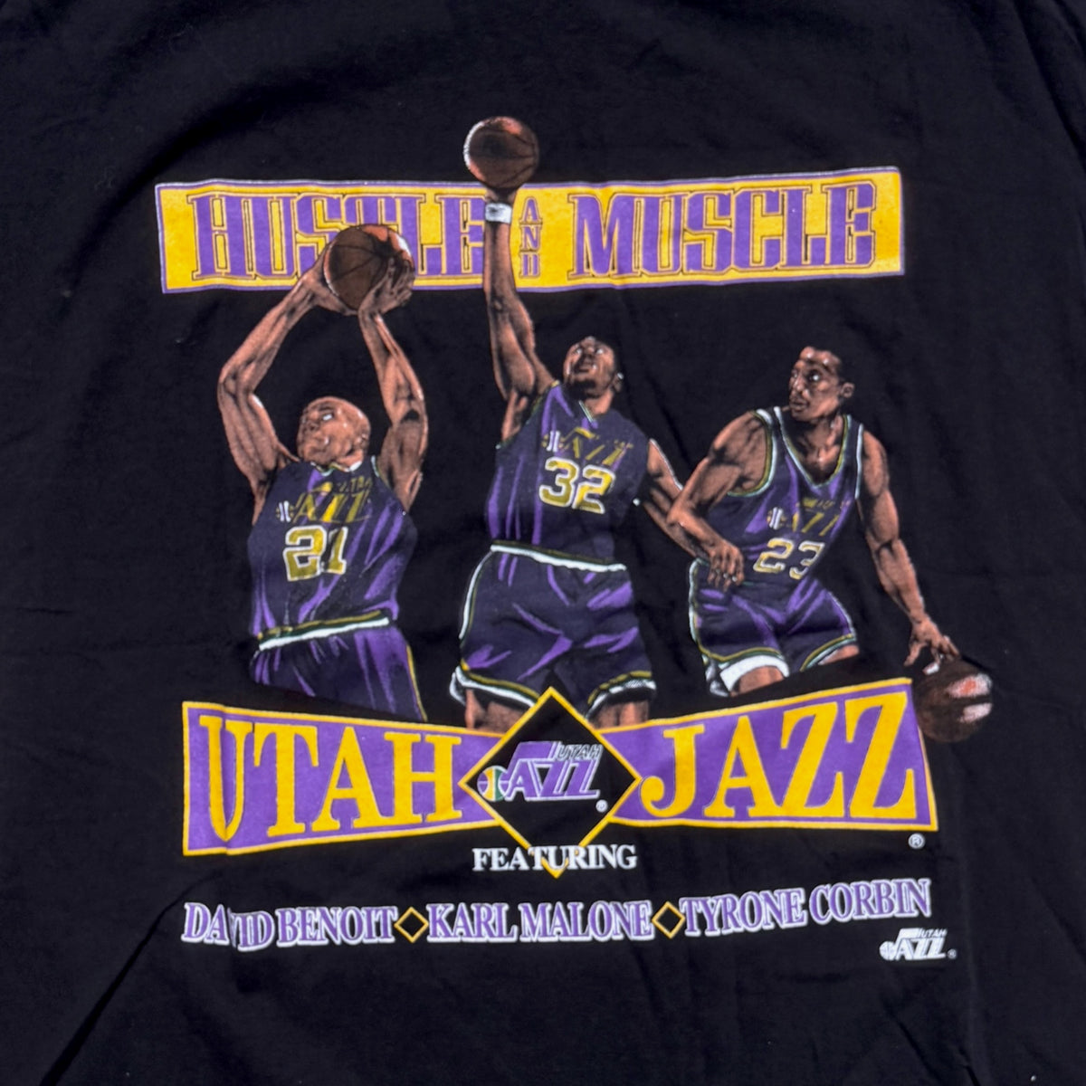 Utah Jazz “Hustle & Muscle” Tee