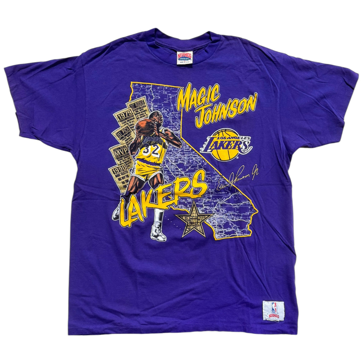 Magic Johnson Lakers Tee