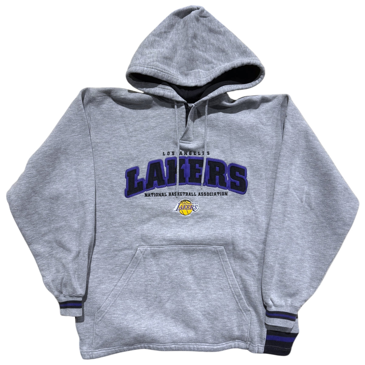 Lakers Embroidered Micro Zip Hoodie
