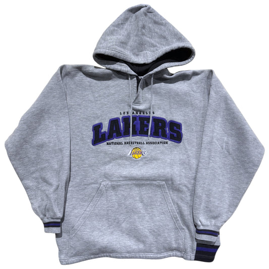 Lakers Embroidered Micro Zip Hoodie