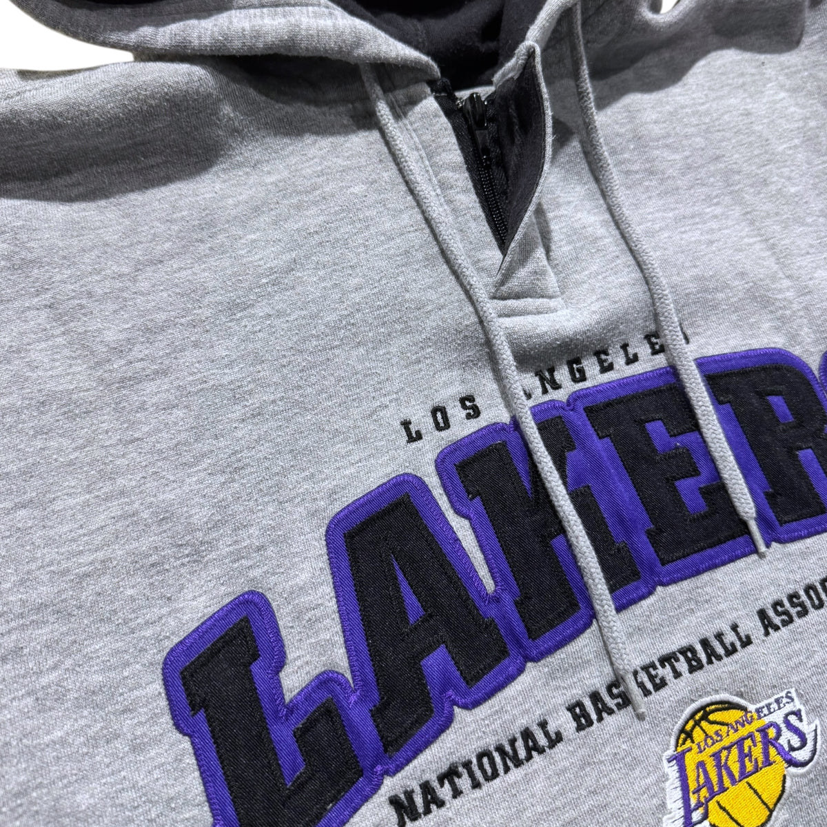 Lakers Embroidered Micro Zip Hoodie