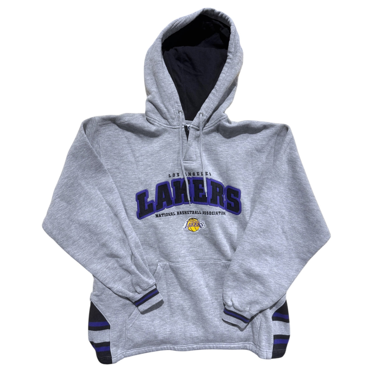 Lakers Embroidered Micro Zip Hoodie