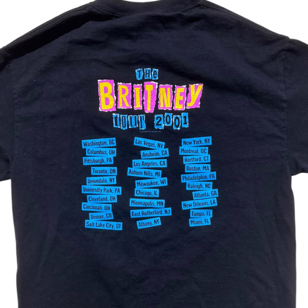 Britney Spears “The Britney Tour” Tee (2001)