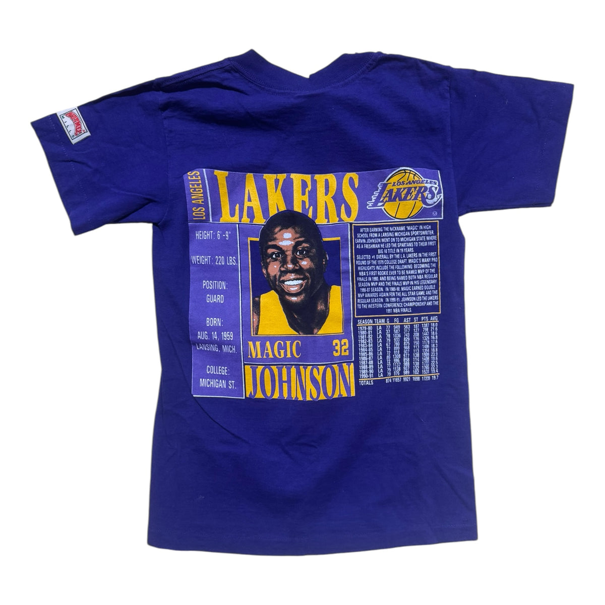 Magic Johnson Lakers Youth Tee