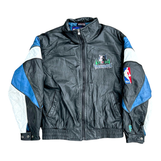 MN Timberwolves Leather Jacket