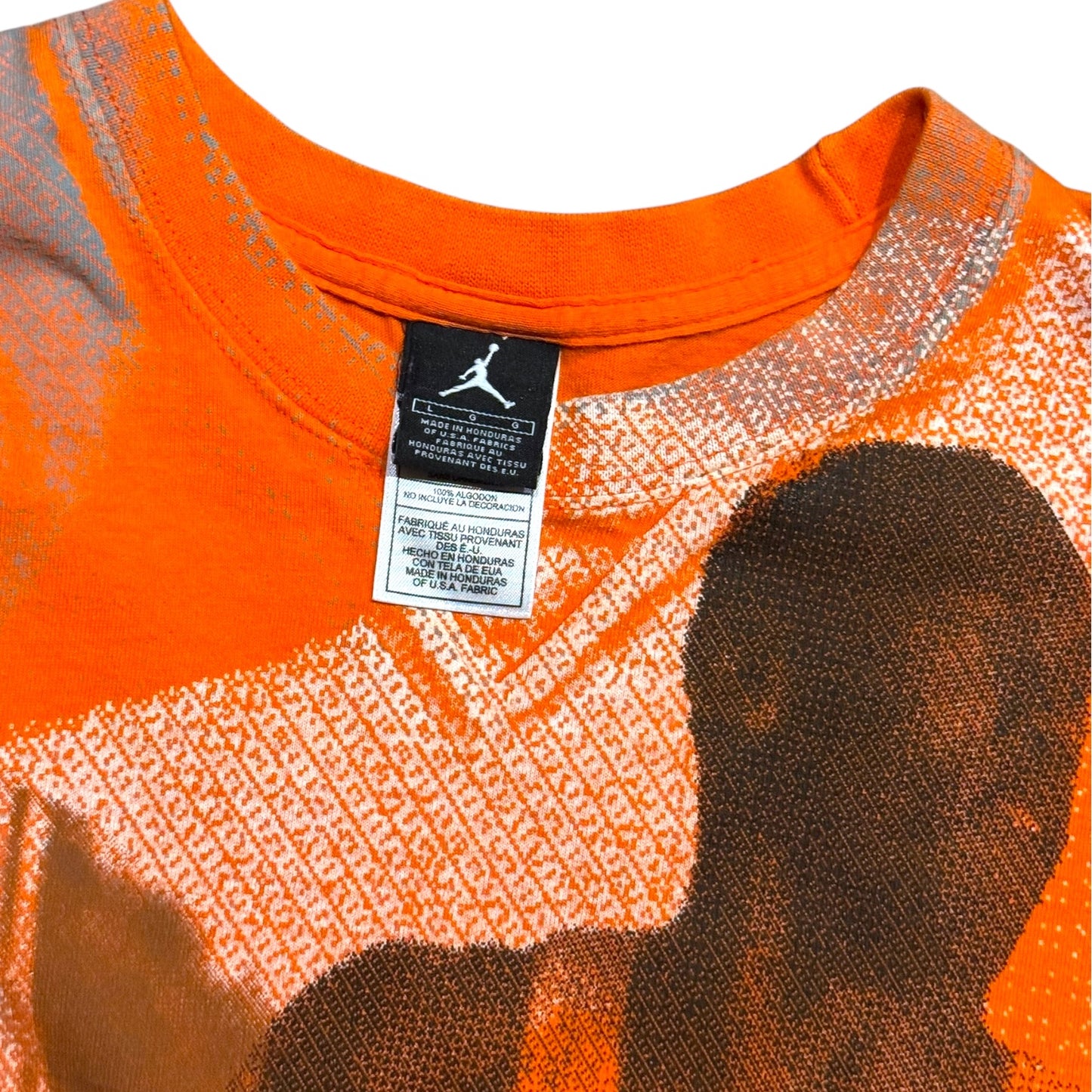 Orange Jordan AOP Tee
