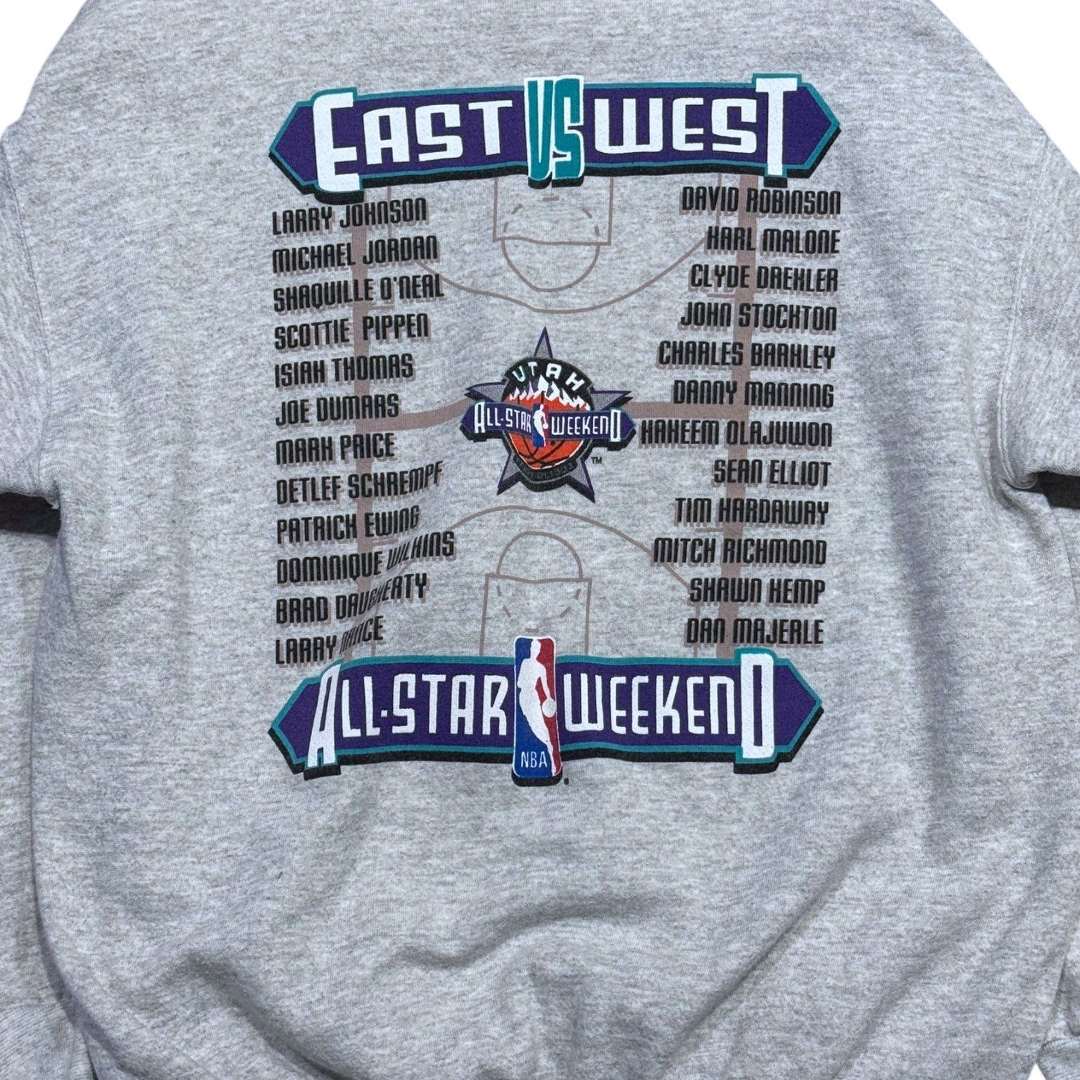 1993 NBAオールスター スウェット サイズL 1993 NBA All-Star Crewneck – Tastee Vintage